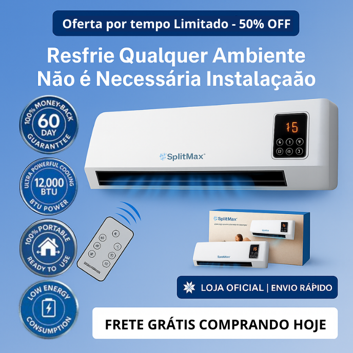 Ar Portátil Smart Inverter 12.000 BTU [PREÇO DE FÁBRICA] Frio/Calor